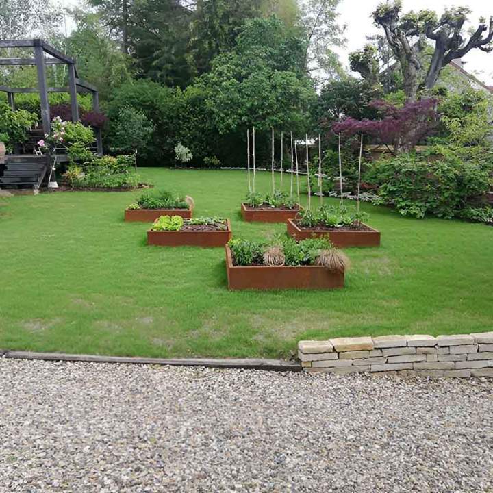 Des jardins sur mesure pour un cadre exceptionnel.